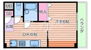 第10関根マンションの物件間取画像